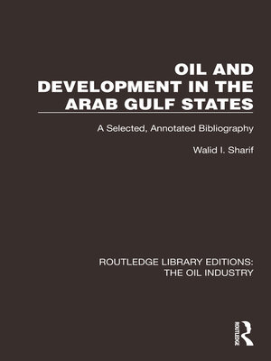 cover image of Oil and Development in the Arab Gulf States